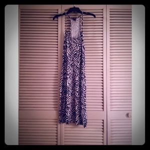 Zebra racerback dress